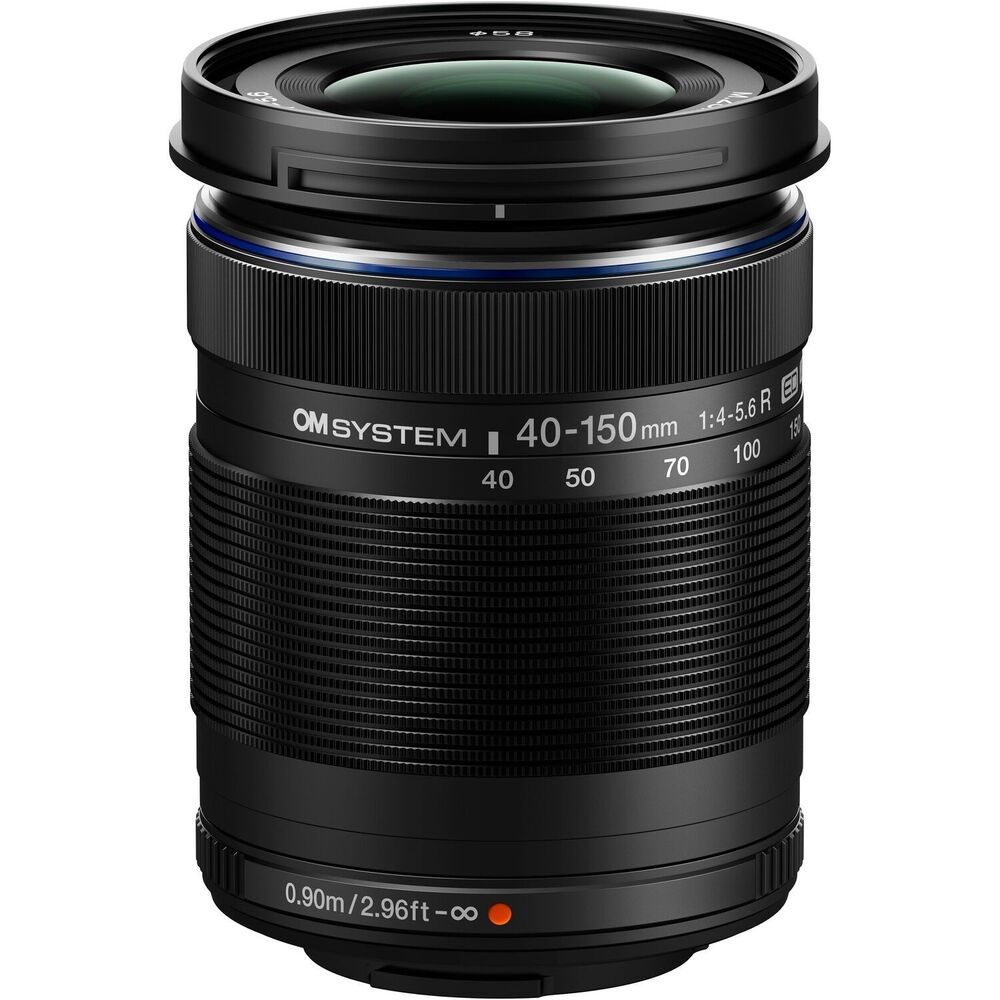 Olympus OM System M.Zuiko Digital ED 40-150mm f/4-5.6 R Lens Black MFT New!